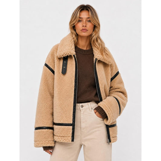 Chaqueta Nordica Afelpada Piel de Oveja