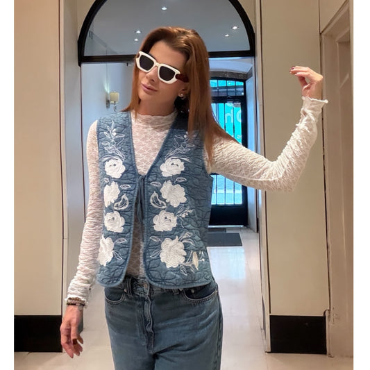 Chaleco Floral