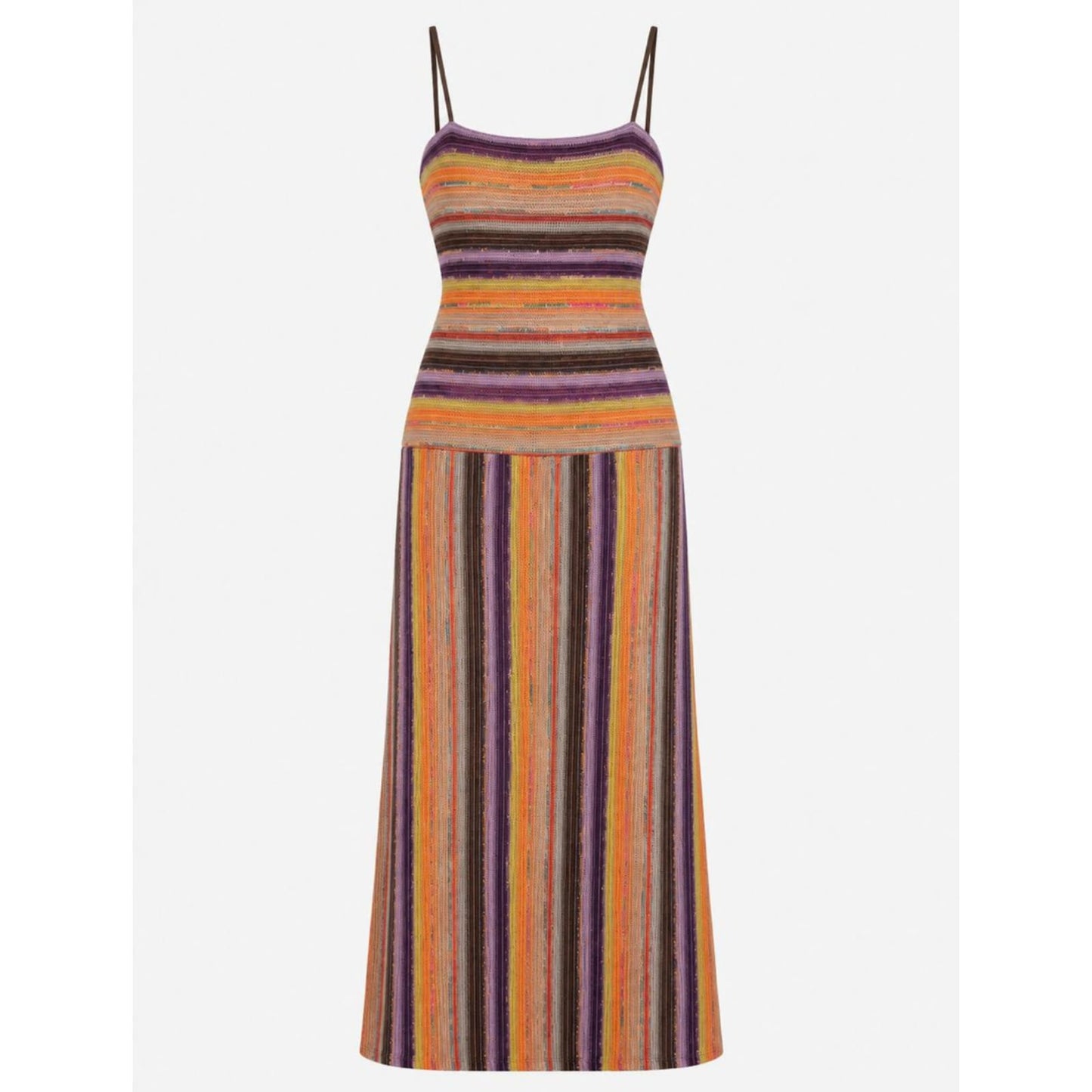 Vestido Maxi a Rayas