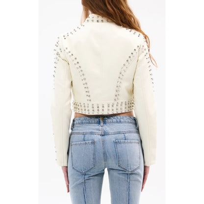 Chaqueta Con Rhinestones