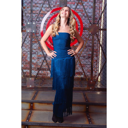 Vestido Bandeau  Glitter