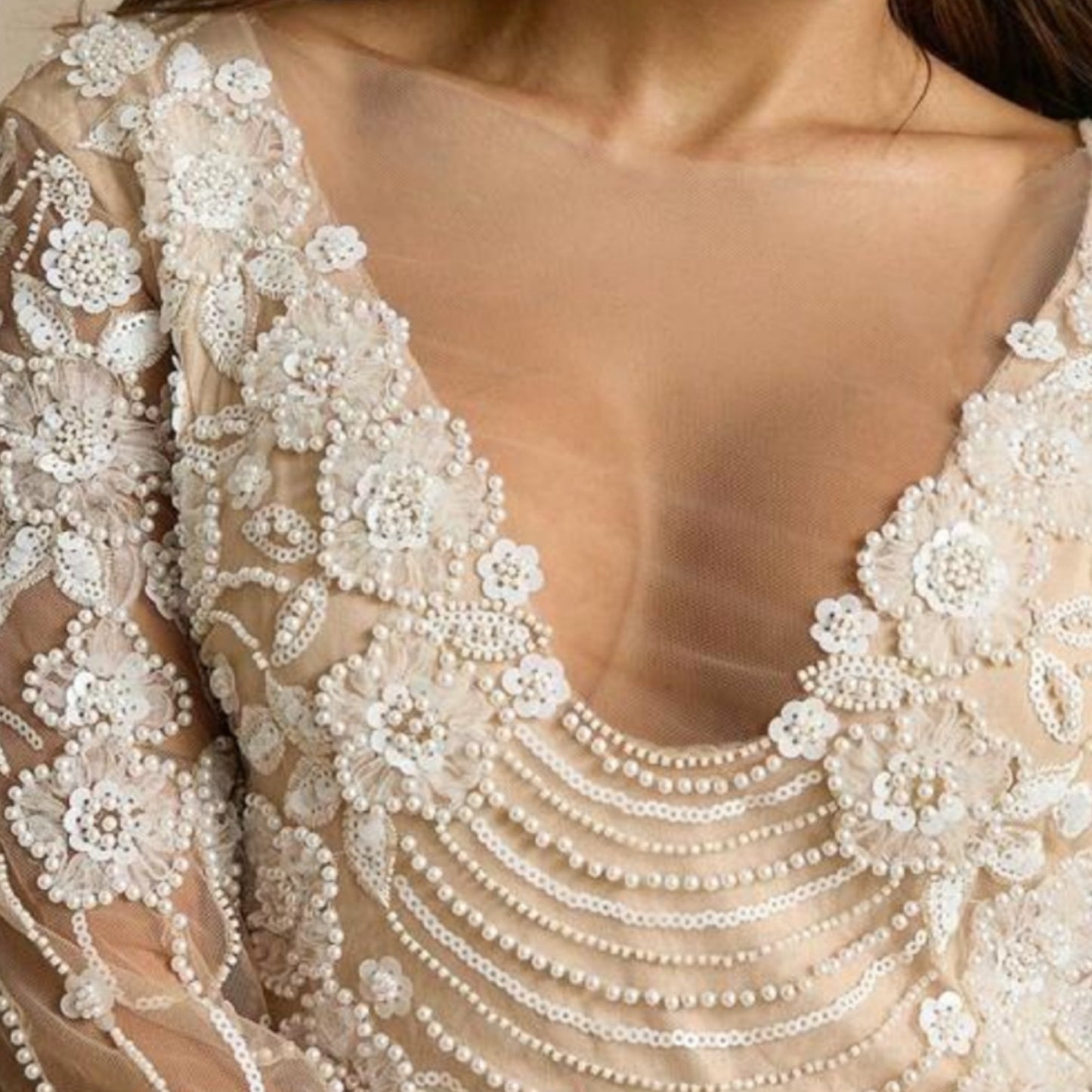 Vestido Corto en Pedreria