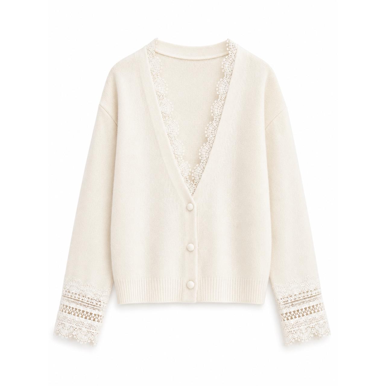 Cardigan Encaje