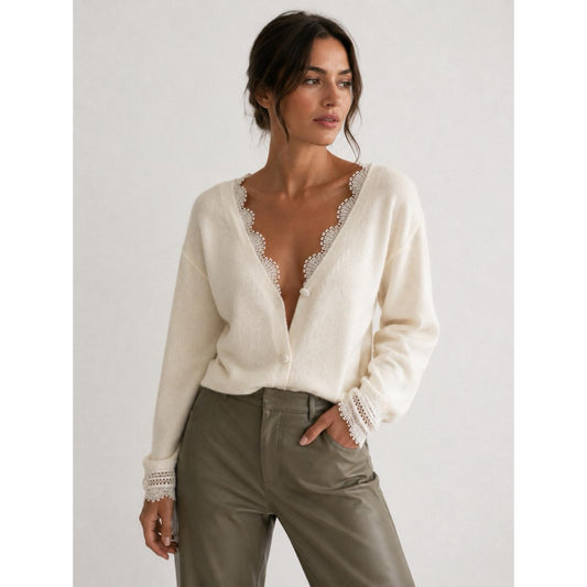 Cardigan Encaje