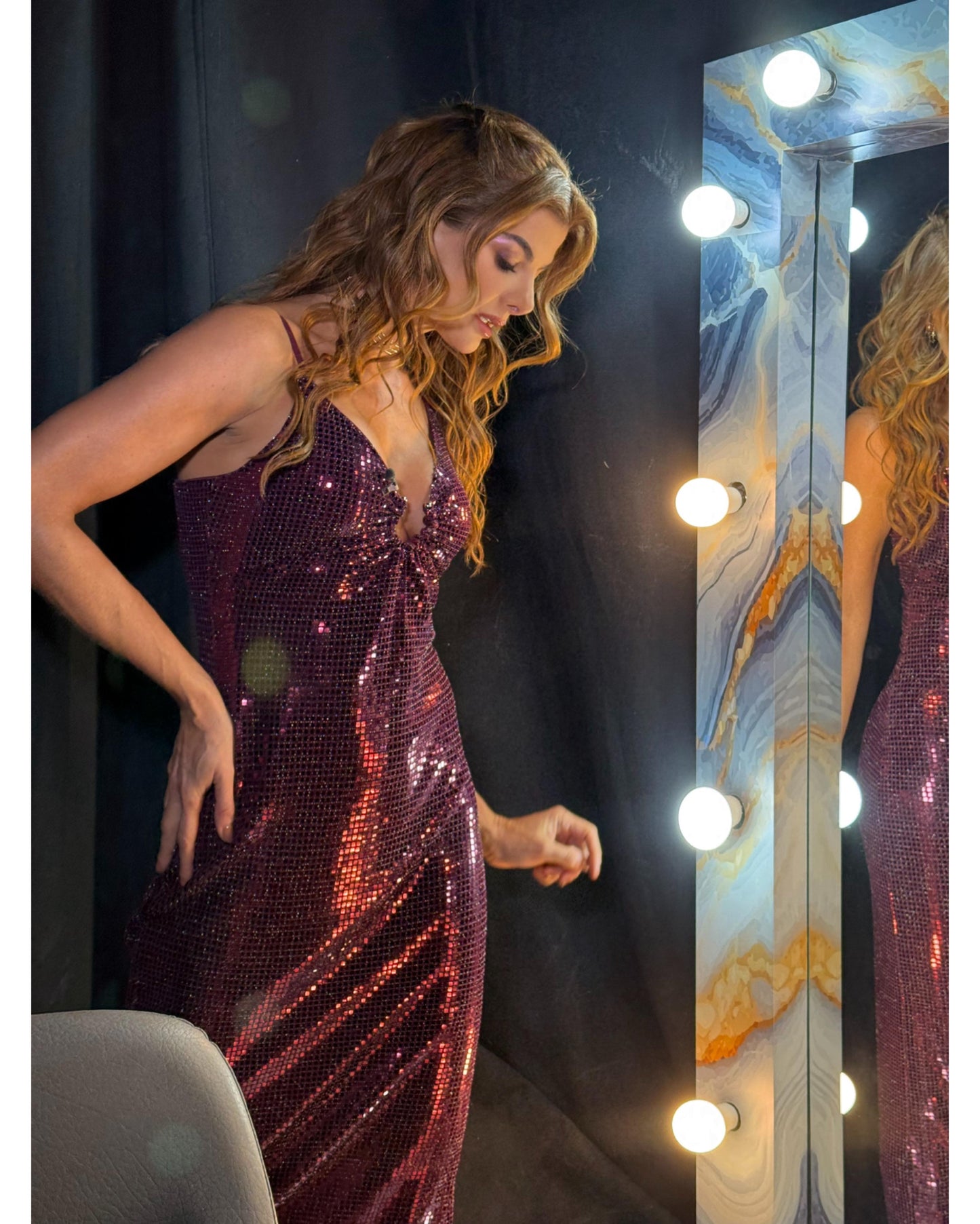 Vestido Maxi de Tiras Vm