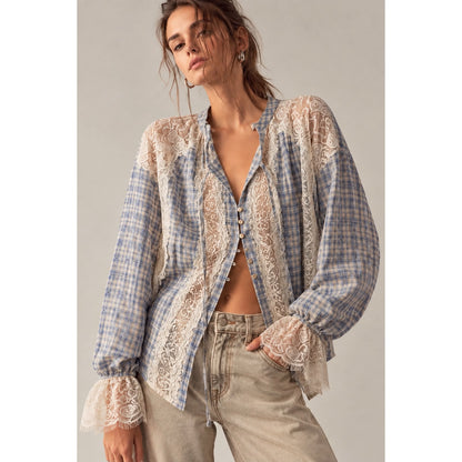 Camisa con Encaje
