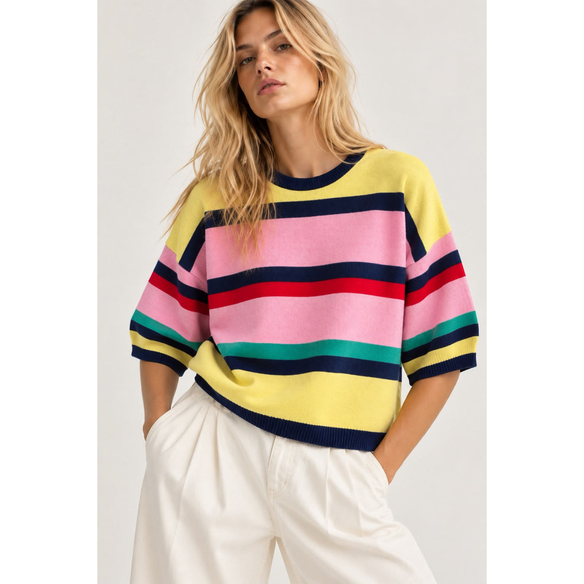 Sweater Tejido Rayas