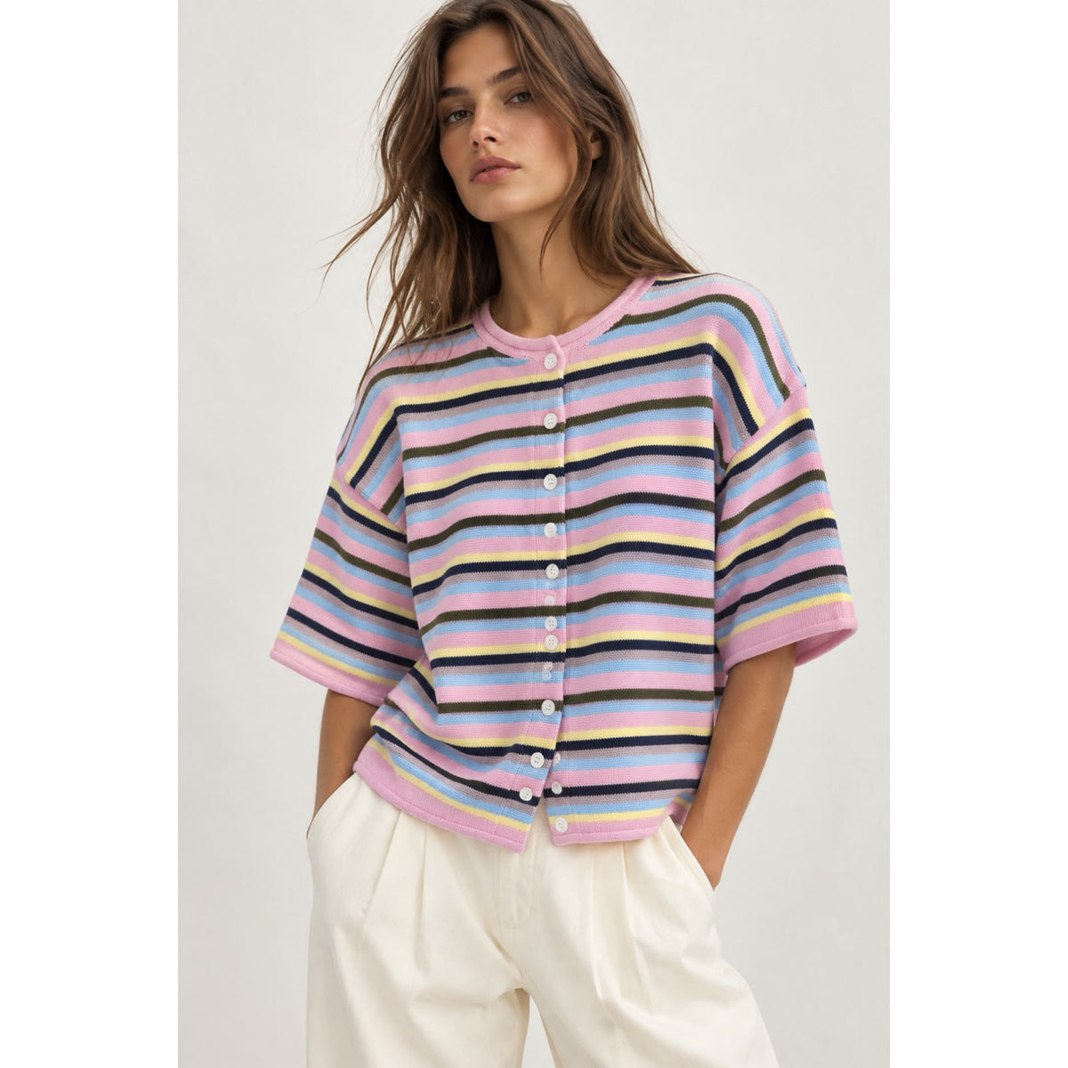 Sweater Tejido Rayas