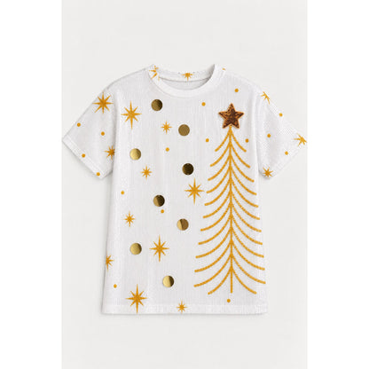 T shirt Lentejuela Arbol de Navidad