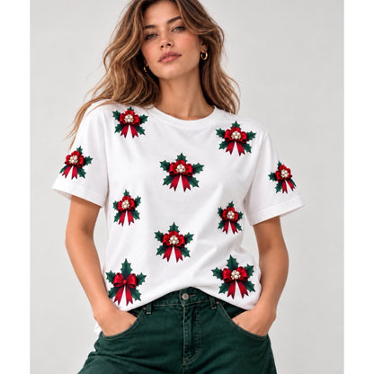 T shirt Lazos de Navidad