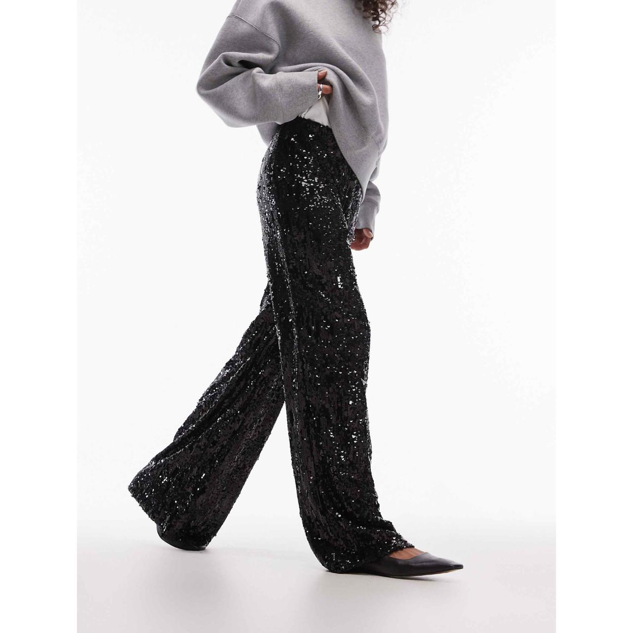 GT Wide Leg Sequin Pants