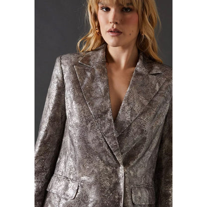 Silver Glam Blazer