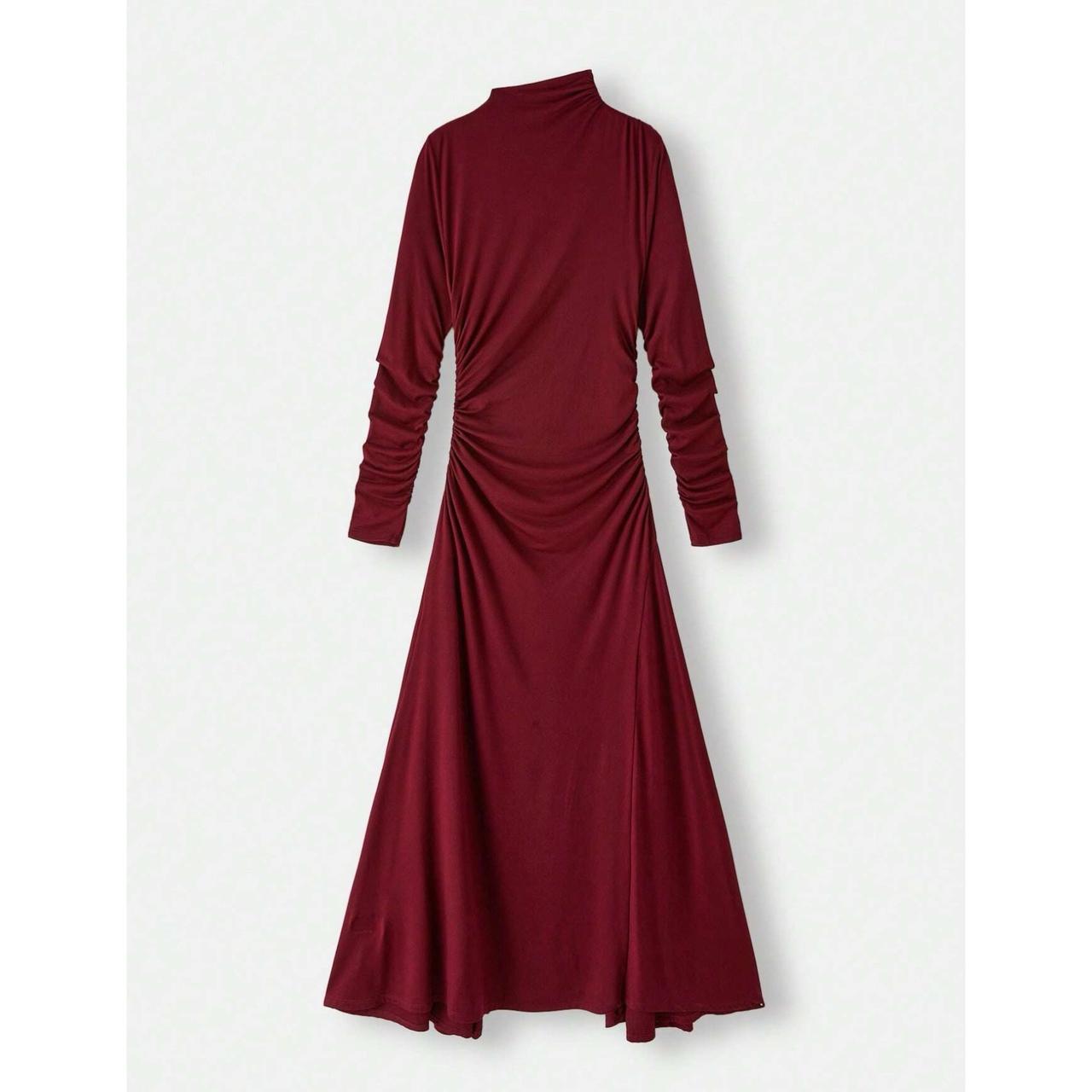 Vestido Midi Manga Larga