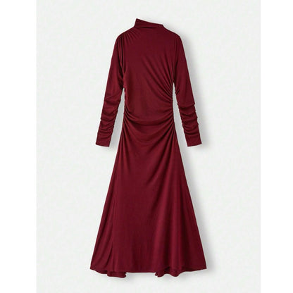 Vestido Midi Manga Larga