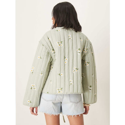 Chaqueta Acolchada Floral