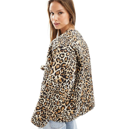 Chaqueta Acolchada Animal Print
