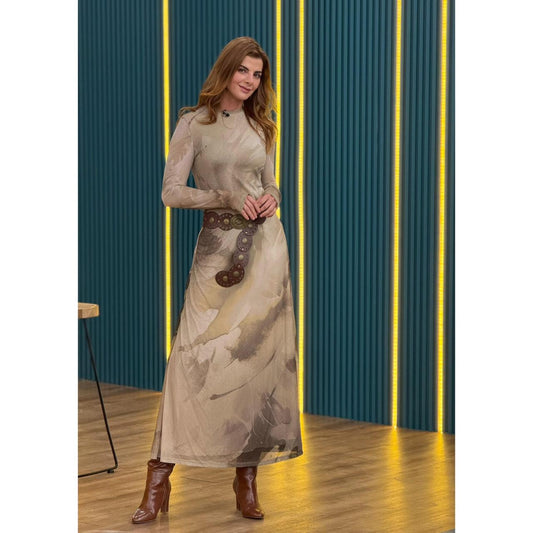 Vestido Midi en Malla